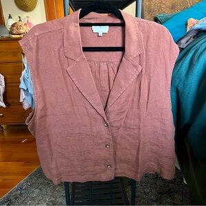 Lou & Grey Linen Top